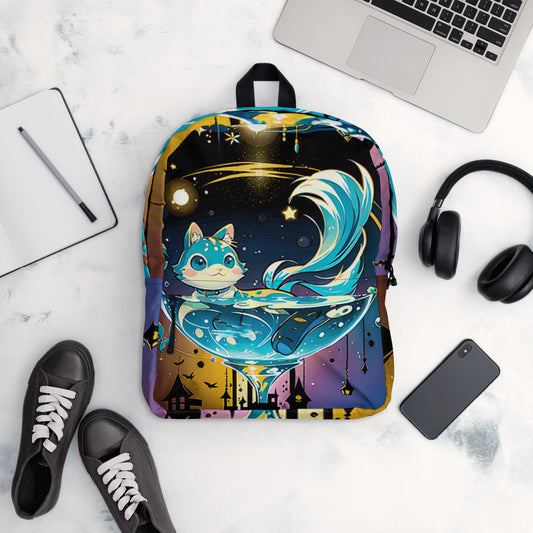 Backpack - Crystal Cat - Anime Illustration