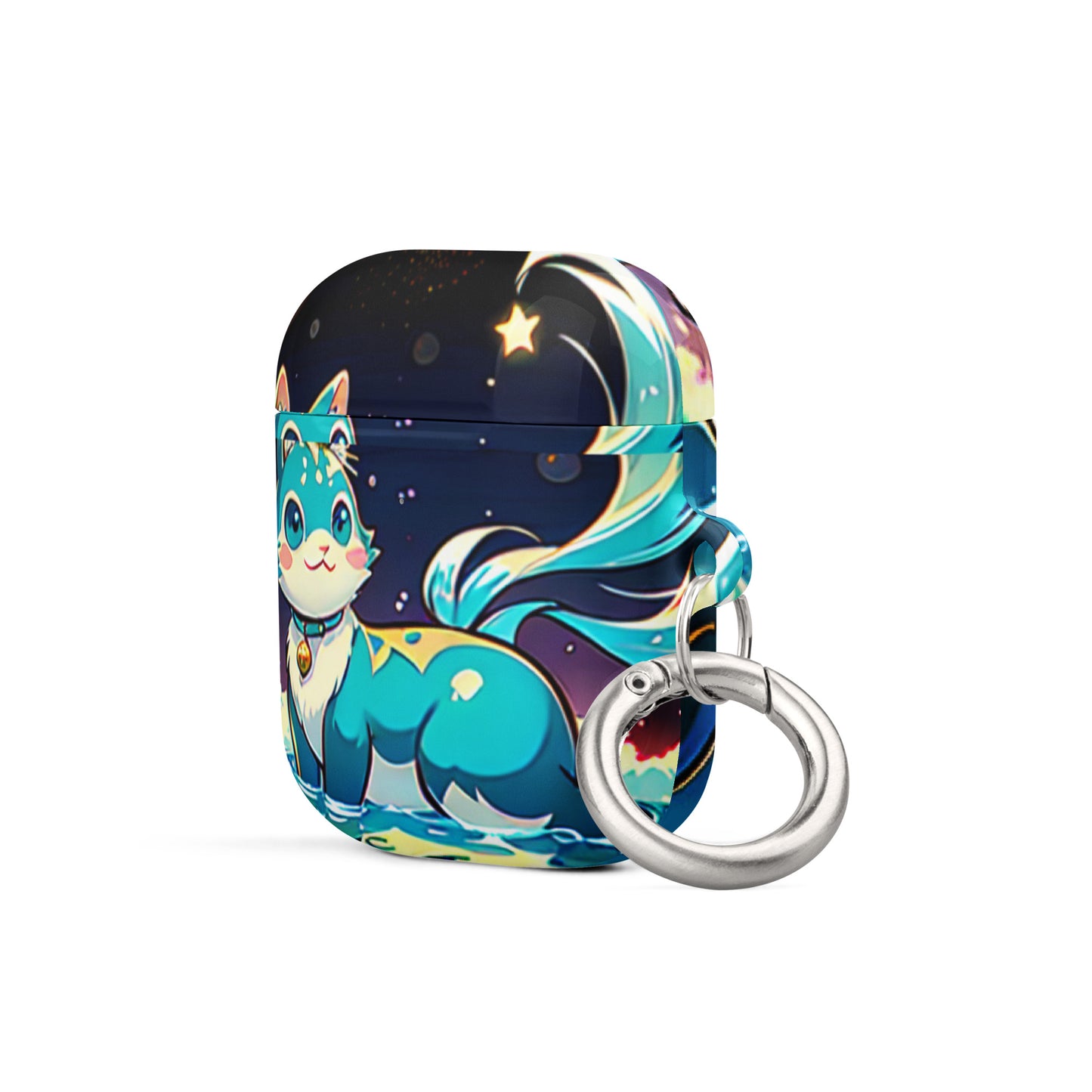 Case for AirPods® - Crystal Cat - Anime Illustration