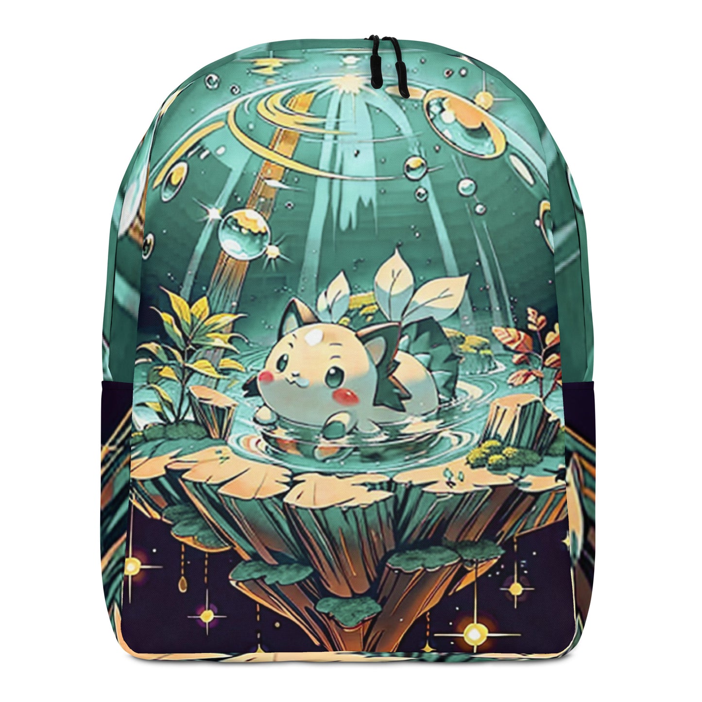 Minimalist Backpack - Magic Hedgehog - Anime Illustration