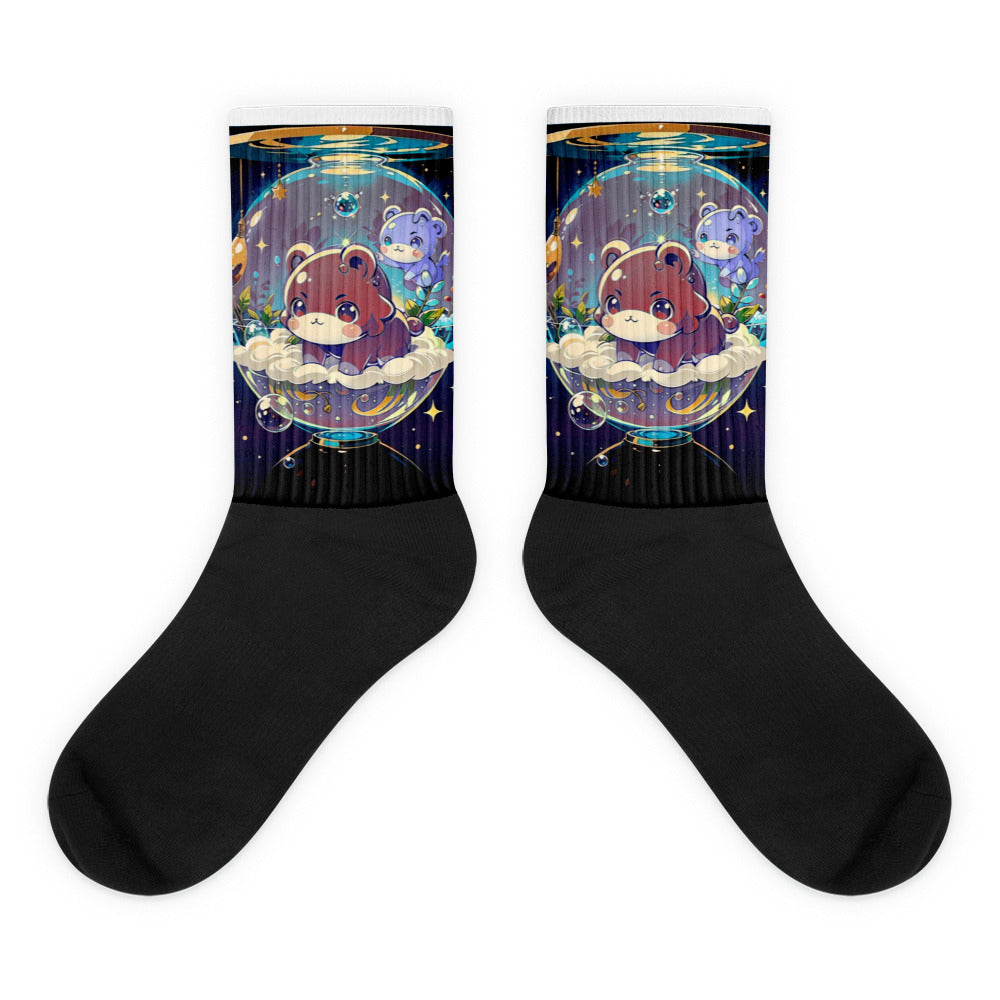 Socks -  Magic Bear - Anime Illustration