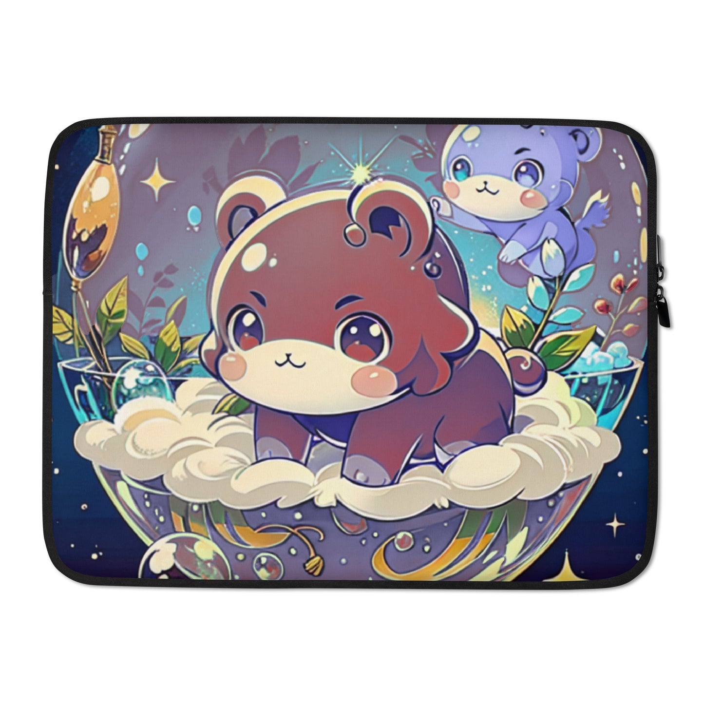 Laptop Sleeve -  Magic Bear - Anime Illustration