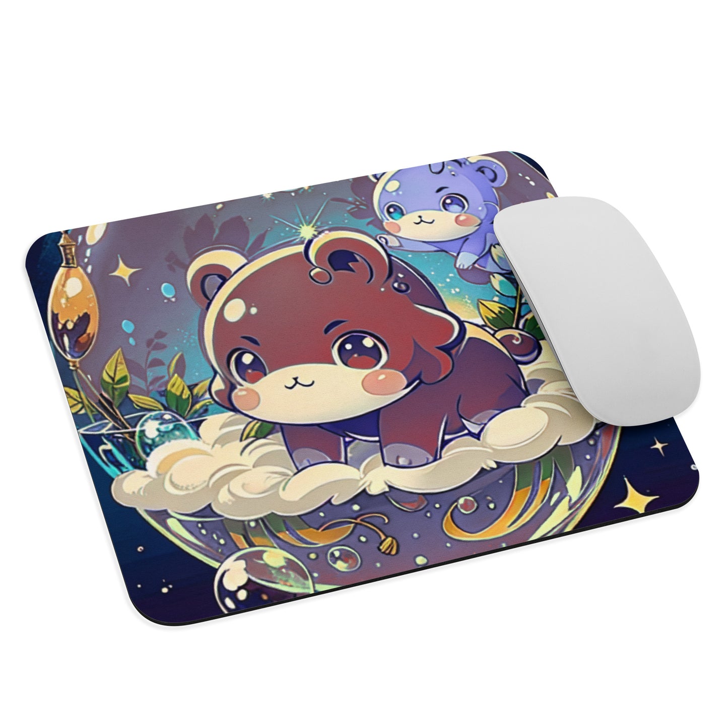 Mouse pad  -  Magic Bear - Anime Illustration