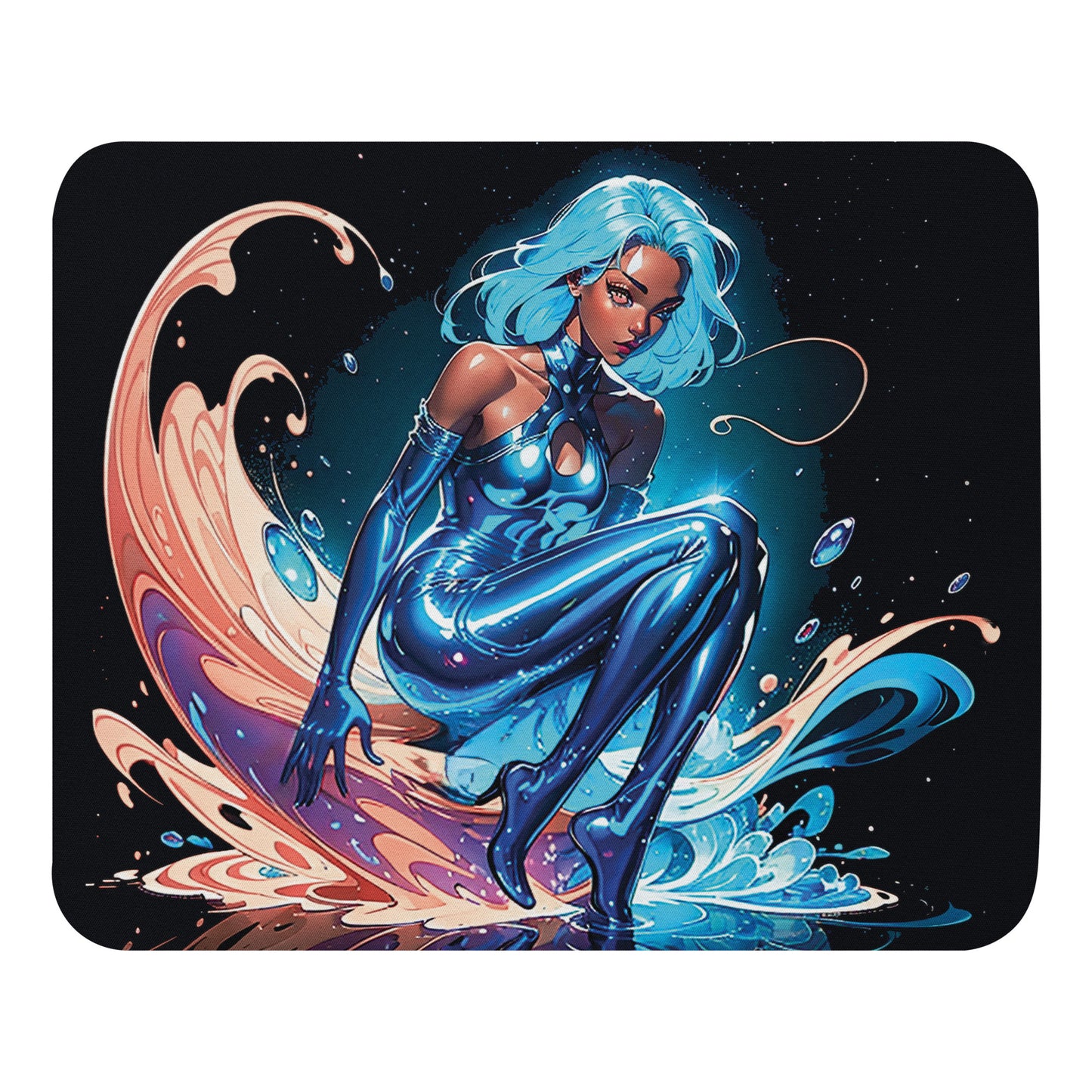 Water Glider Woman - 1 - Mouse pad