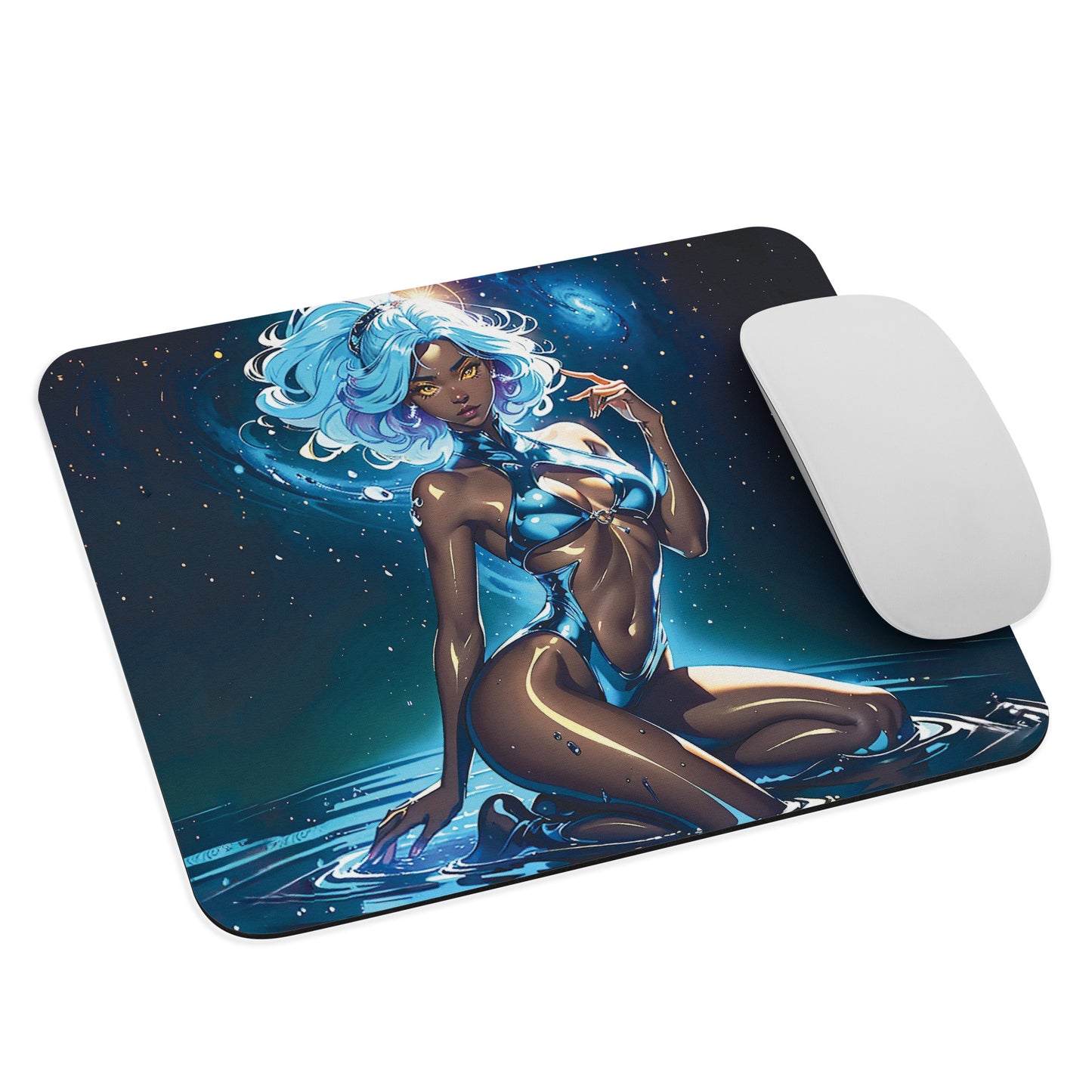 Water Glider Woman - 3 - Mouse pad