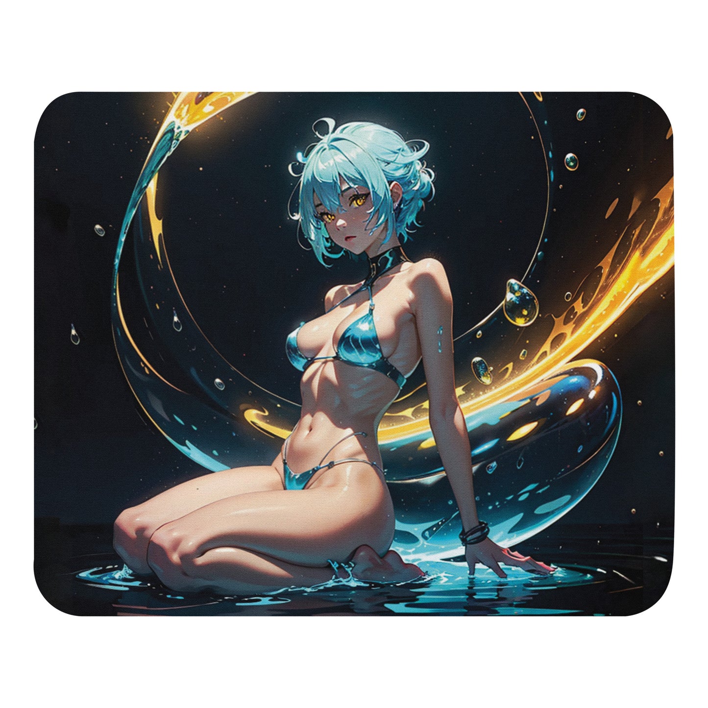 Water Glider Woman - 4 - Mouse pad