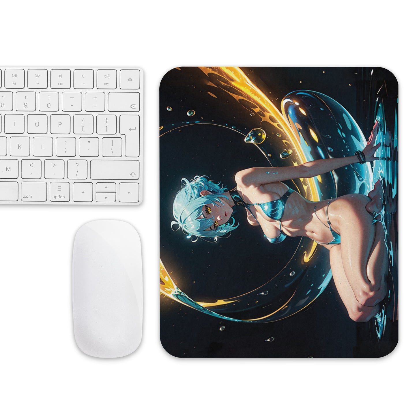 Water Glider Woman - 4 - Mouse pad