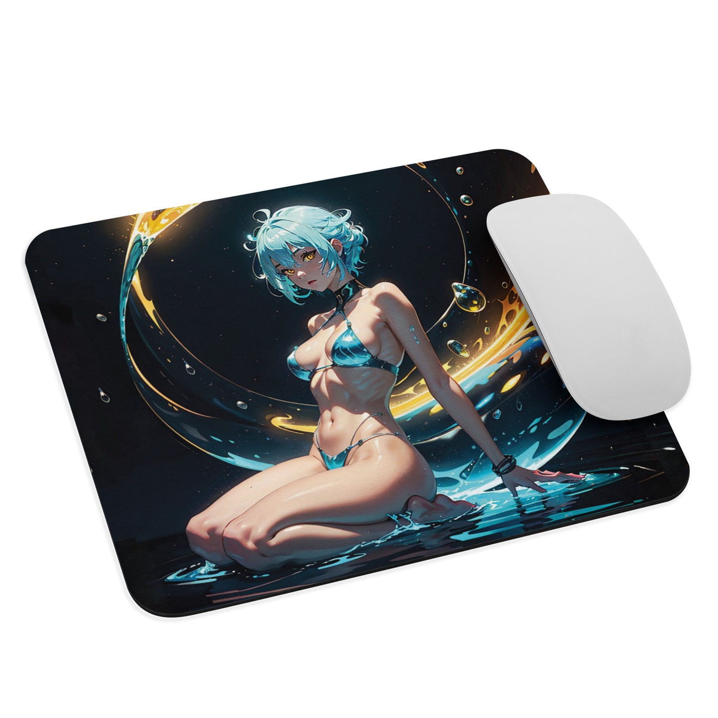 Water Glider Woman - 4 - Mouse pad