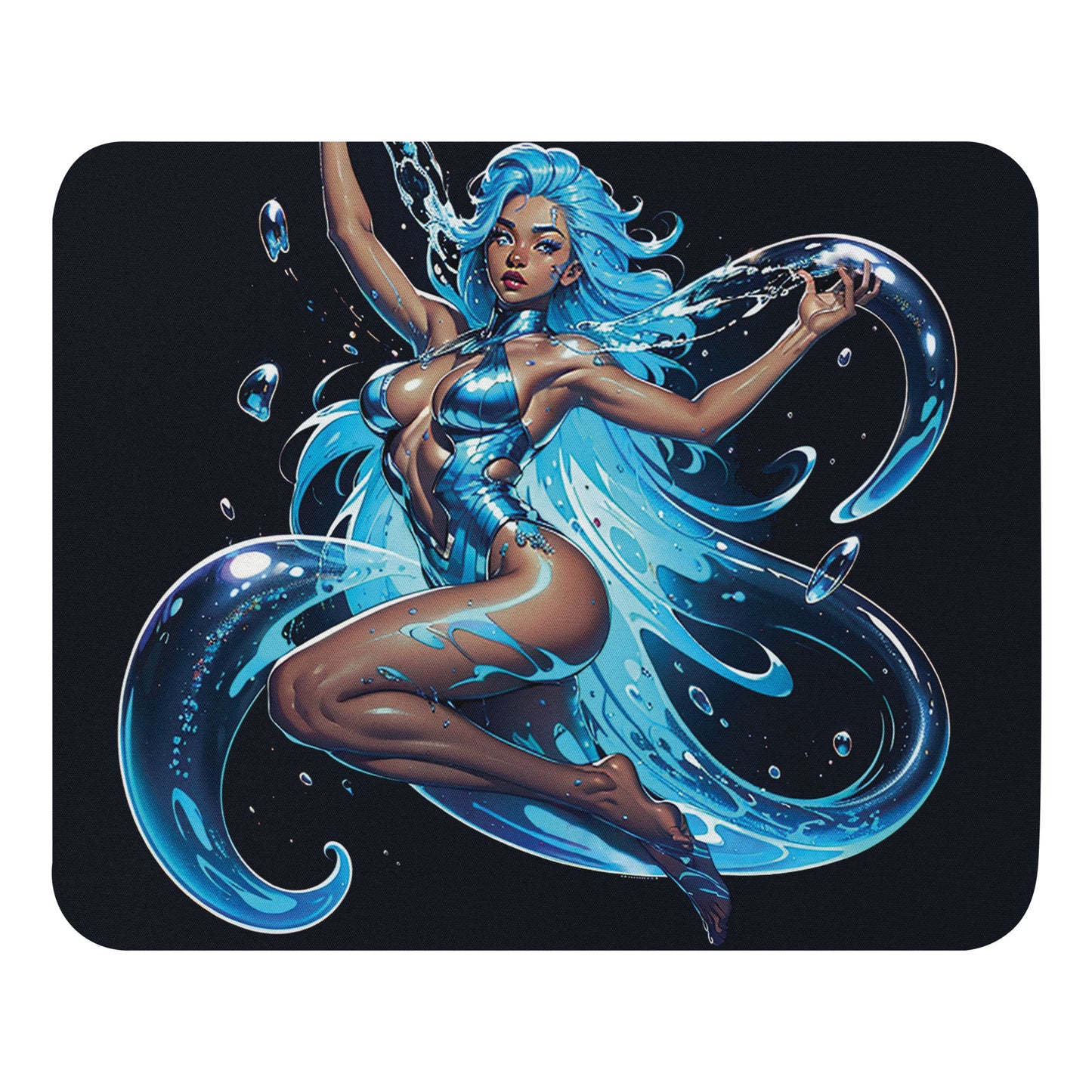 Water Glider Woman - 5 - Mouse pad