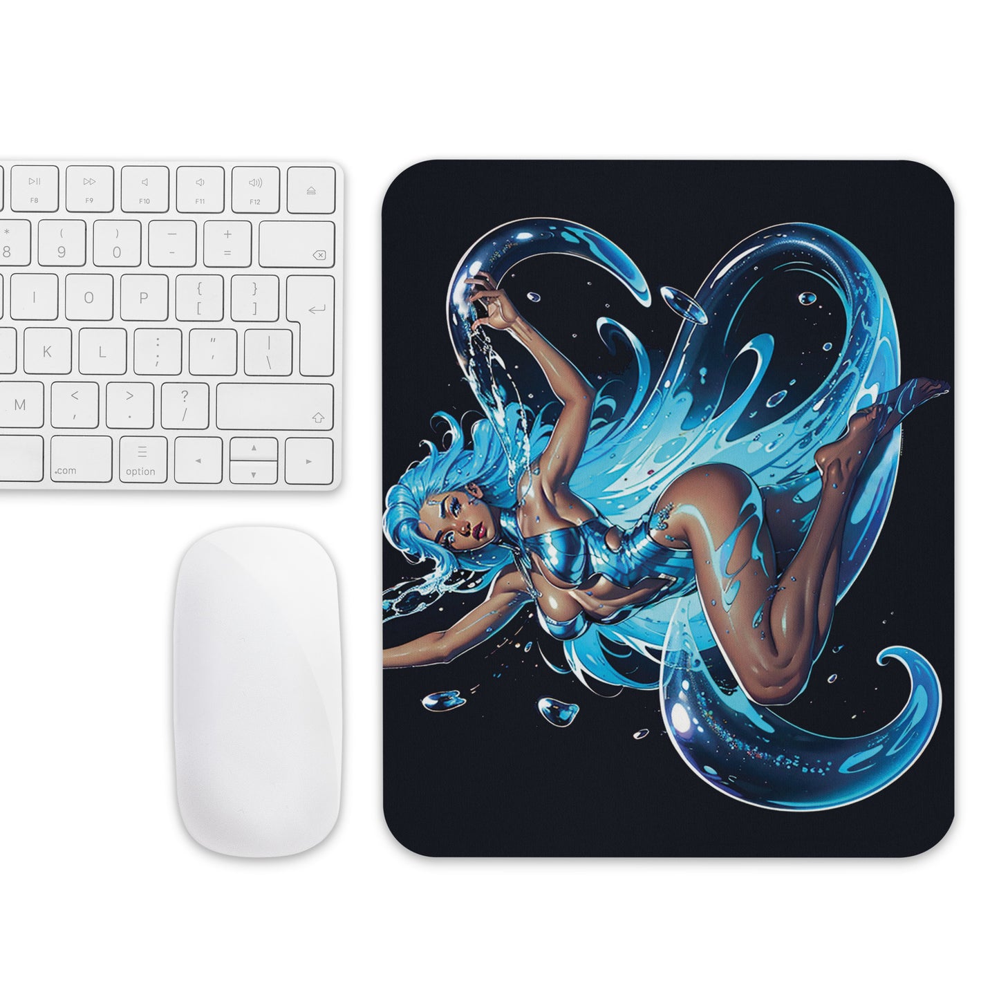 Water Glider Woman - 5 - Mouse pad