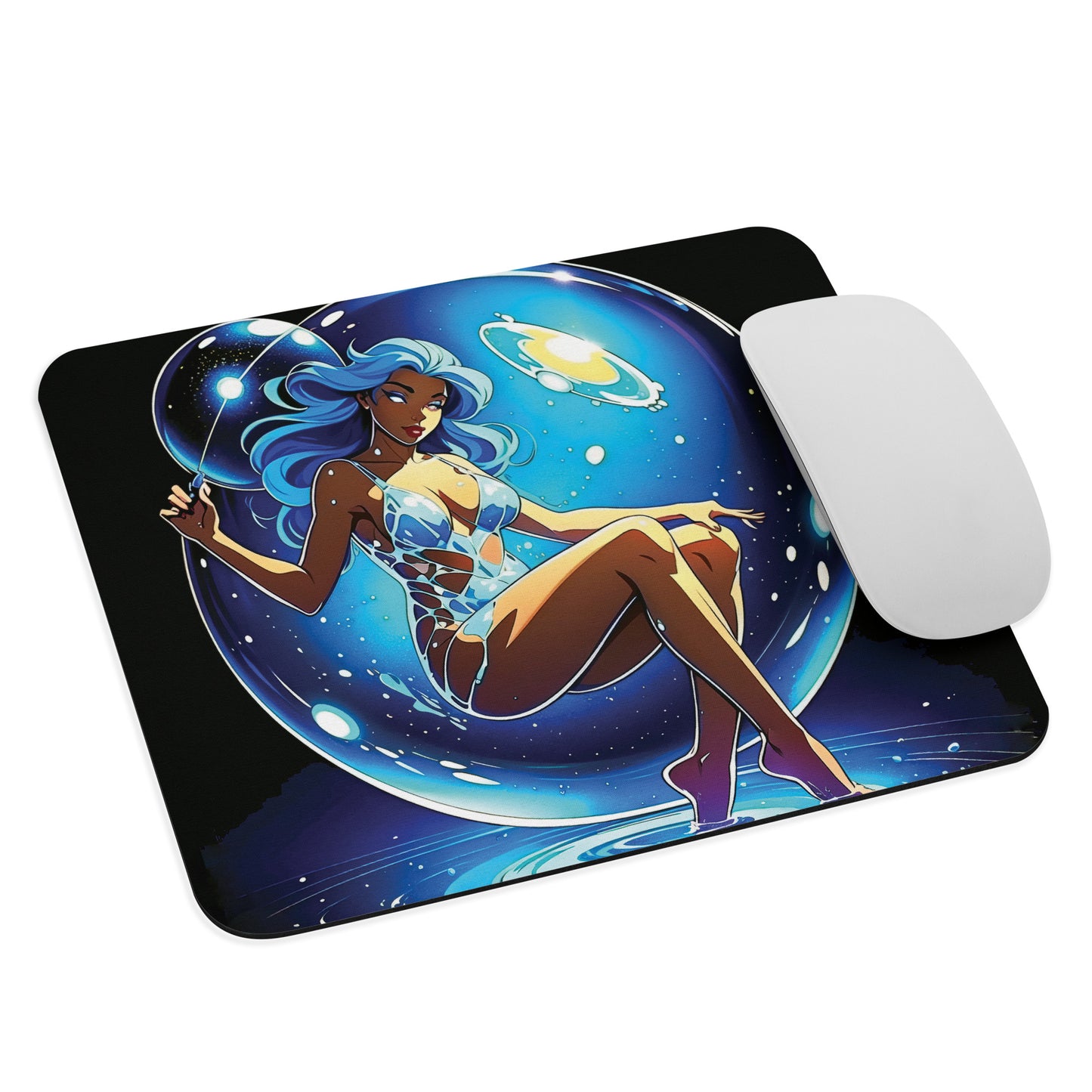 Water Glider Woman - 6 - Mouse pad