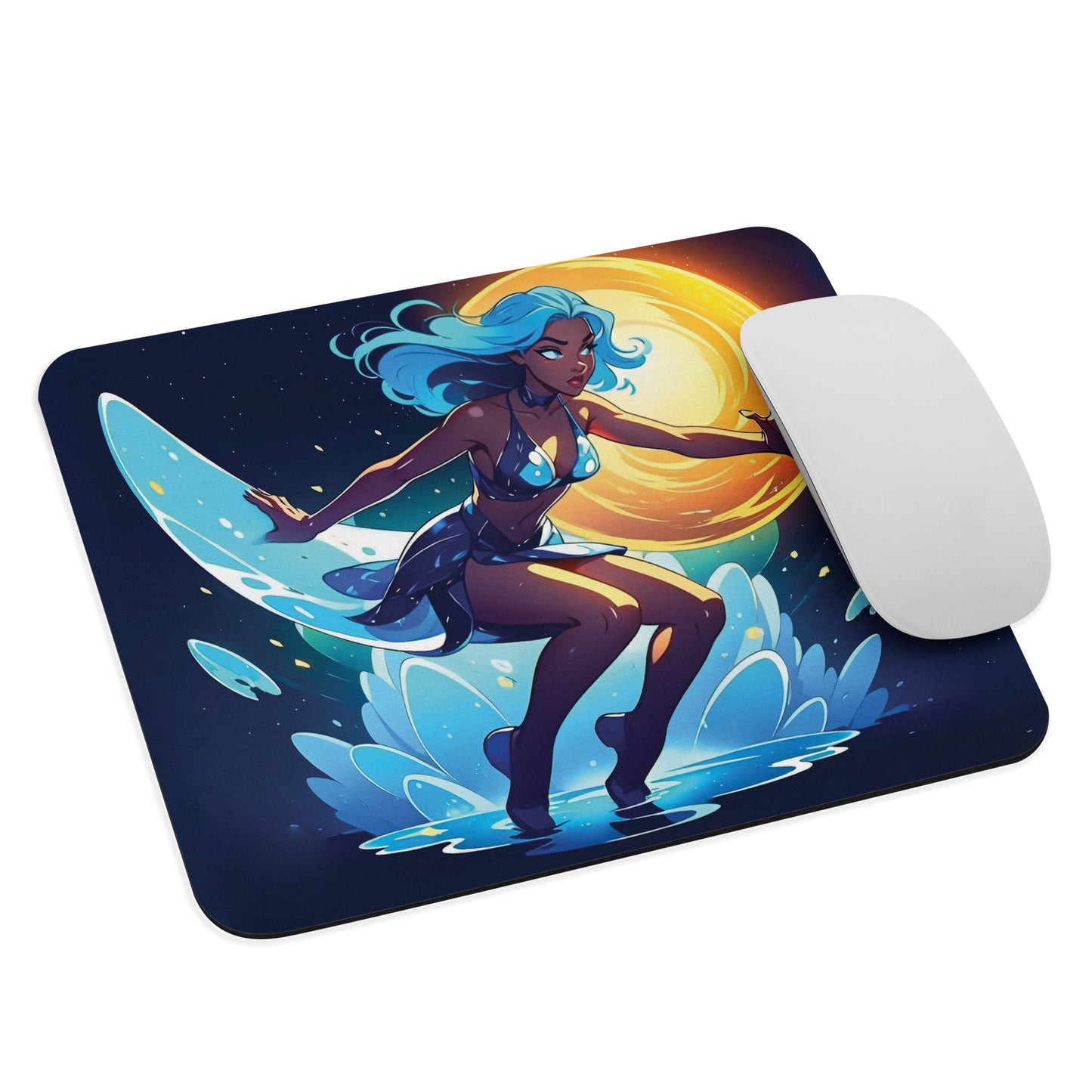 Water Glider Woman - 7 - Mouse Pad