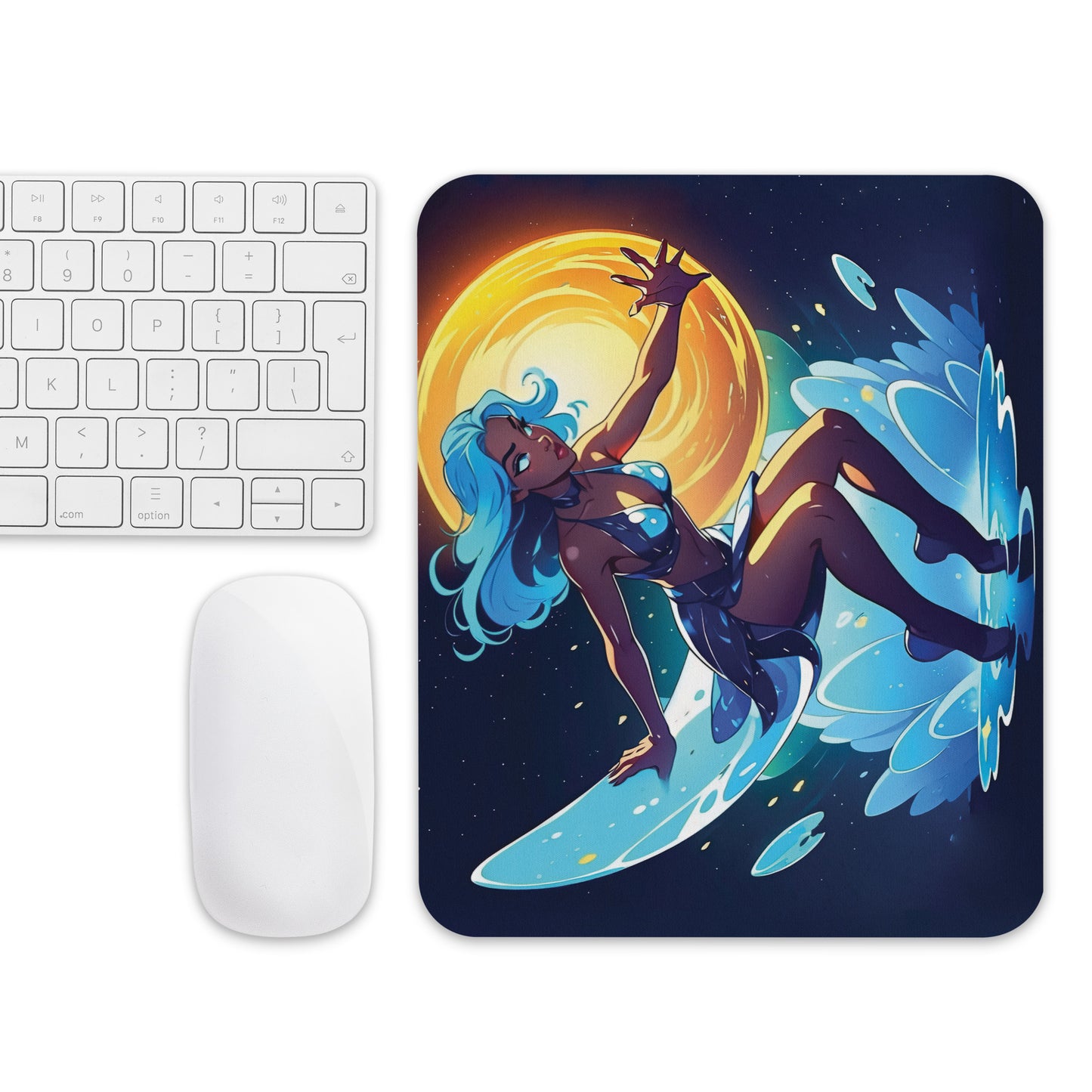 Water Glider Woman - 7 - Mouse Pad