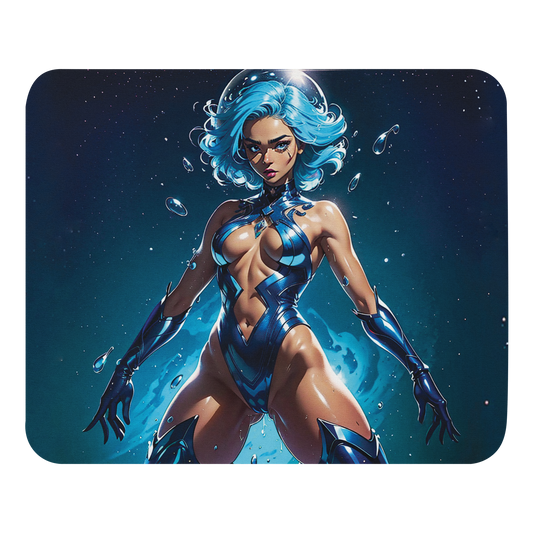 Water Glider Woman - 8 - Mouse pad