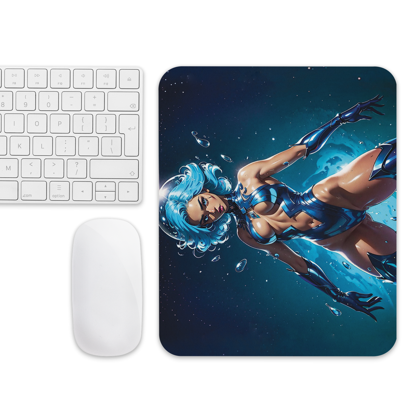 Water Glider Woman - 8 - Mouse pad