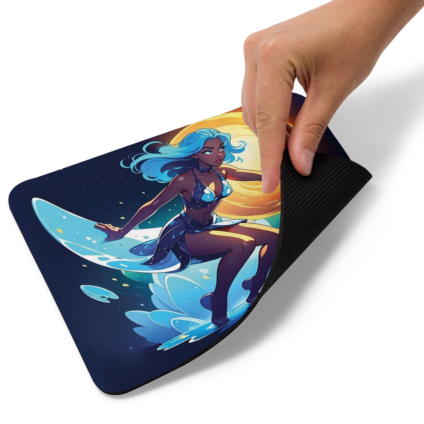 Water Glider Woman - 7 - Mouse Pad