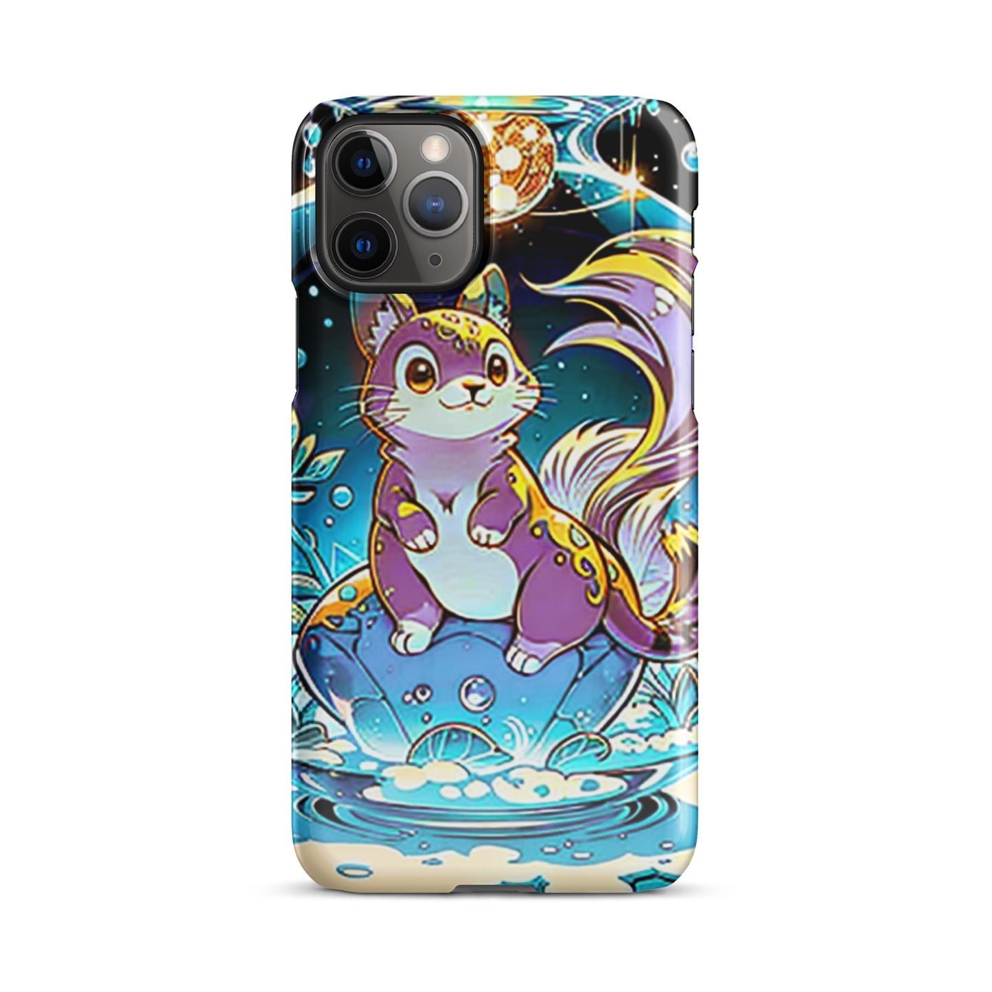 Snap case for iPhone® - Magic Disco Cat - Anime Illustration