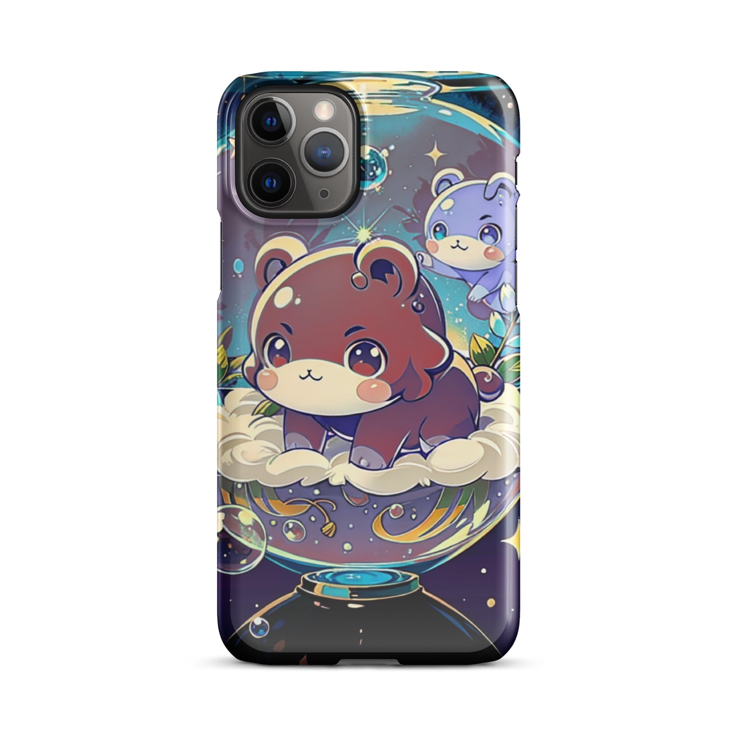 Snap case for iPhone® - Magical Bears - Anime Illustration