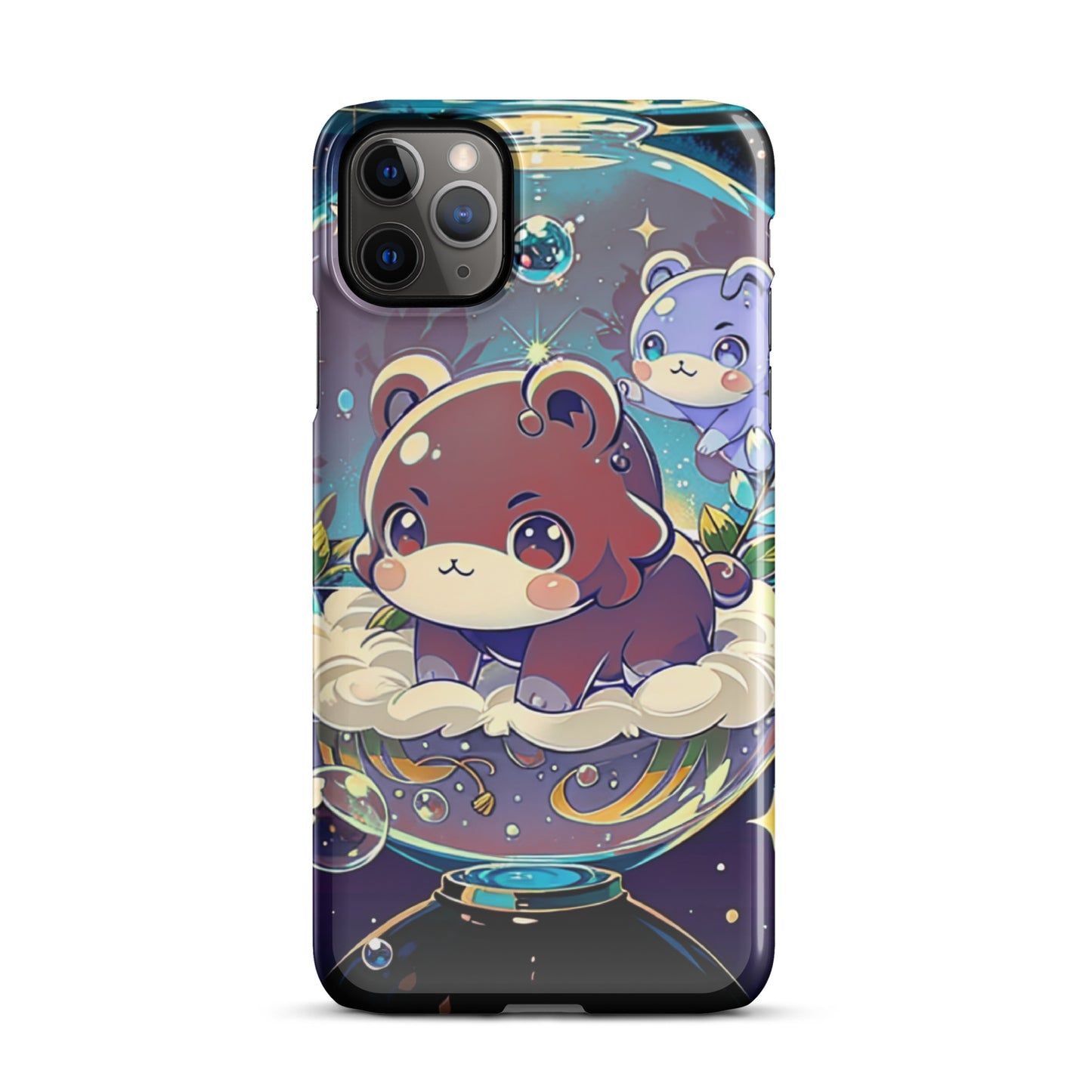 Snap case for iPhone® - Magical Bears - Anime Illustration