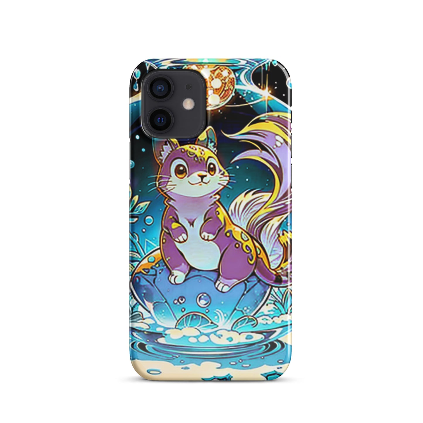 Snap case for iPhone® - Magic Disco Cat - Anime Illustration