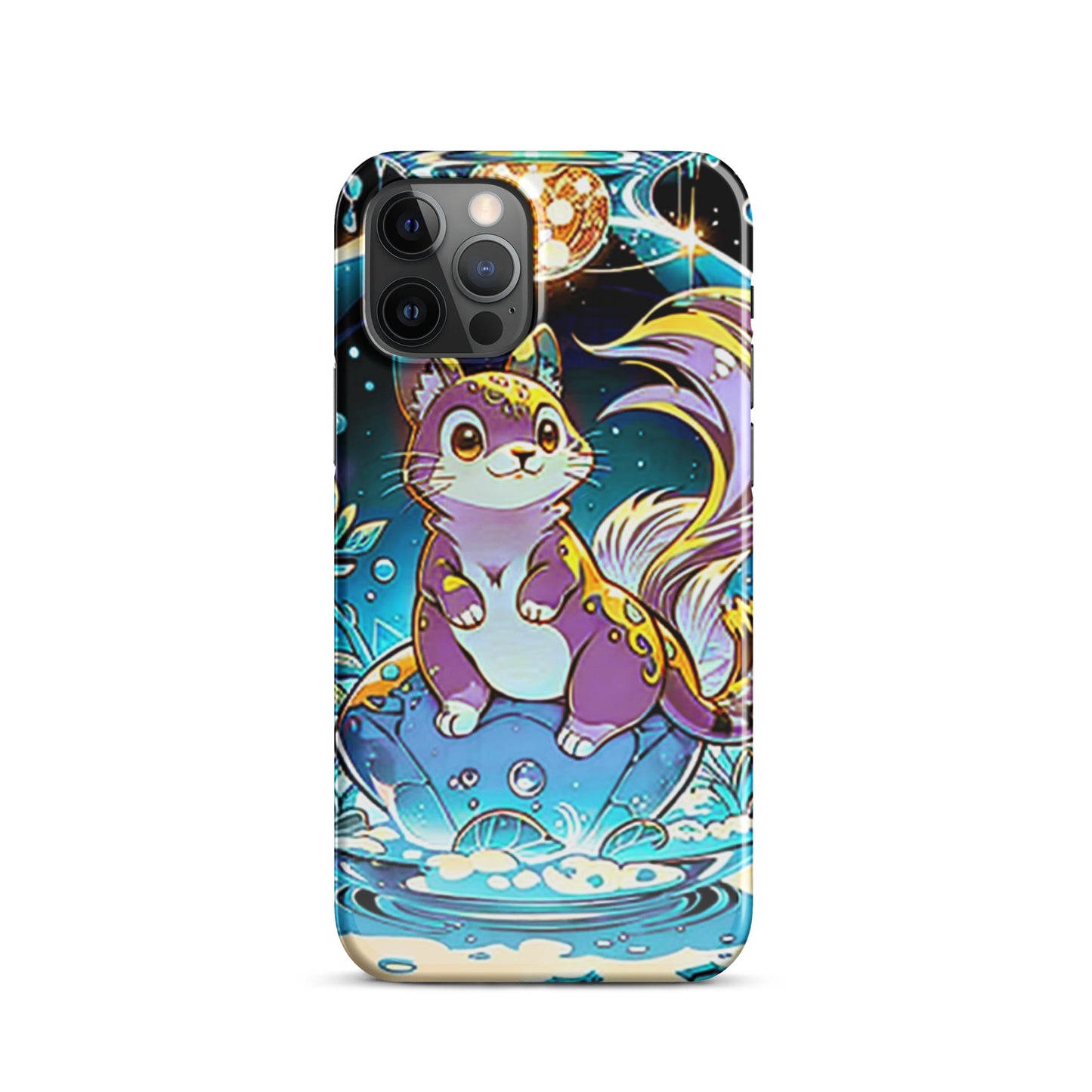 Snap case for iPhone® - Magic Disco Cat - Anime Illustration