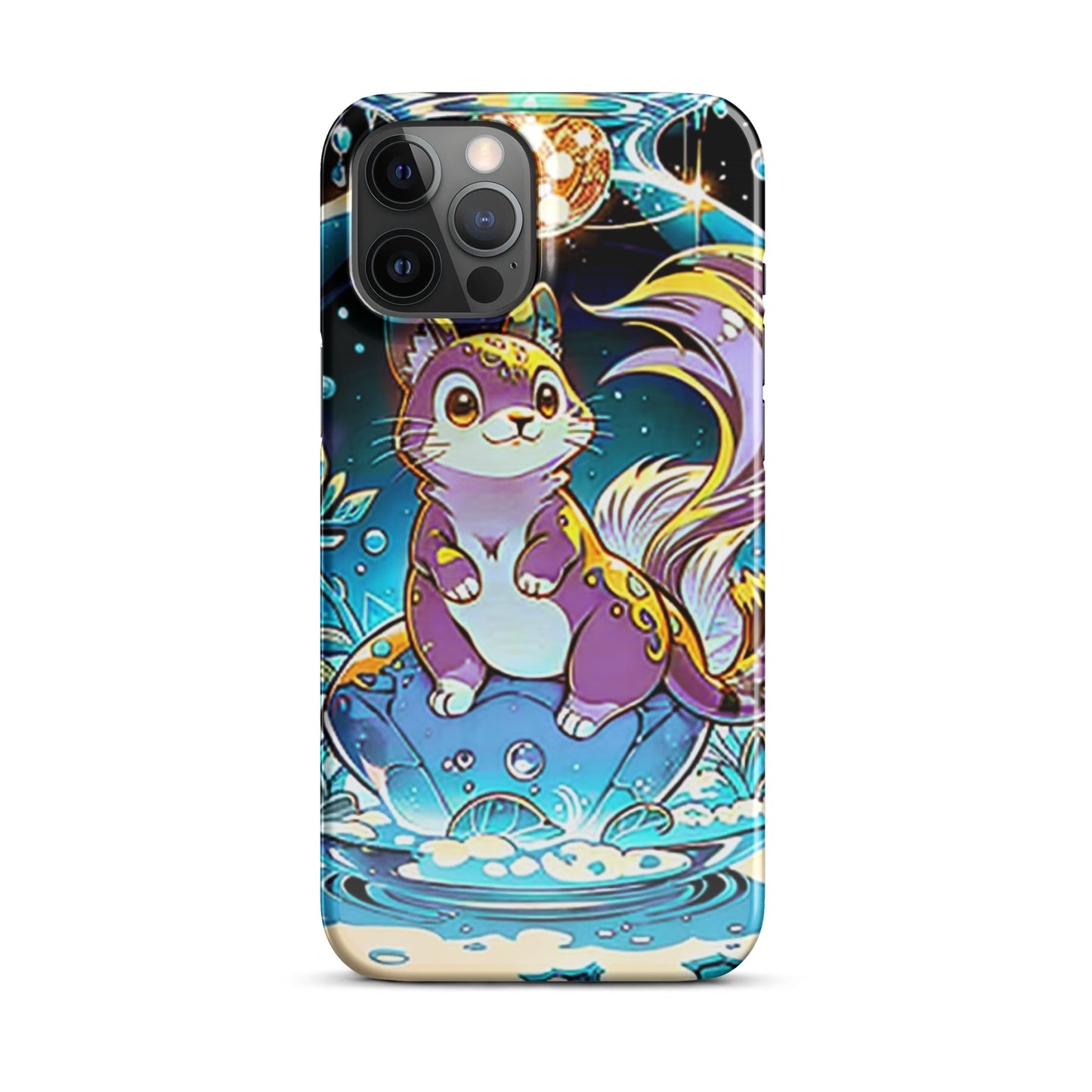 Snap case for iPhone® - Magic Disco Cat - Anime Illustration