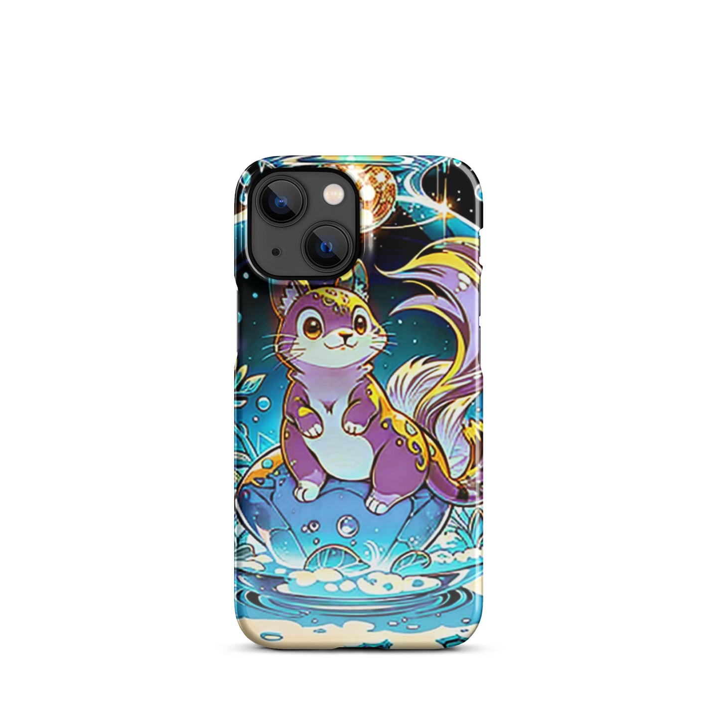 Snap case for iPhone® - Magic Disco Cat - Anime Illustration