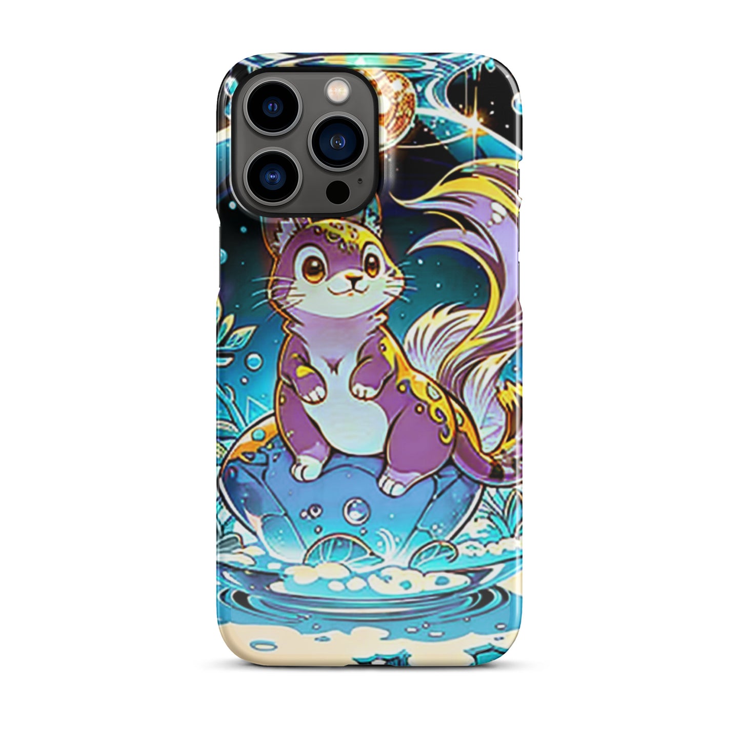 Snap case for iPhone® - Magic Disco Cat - Anime Illustration