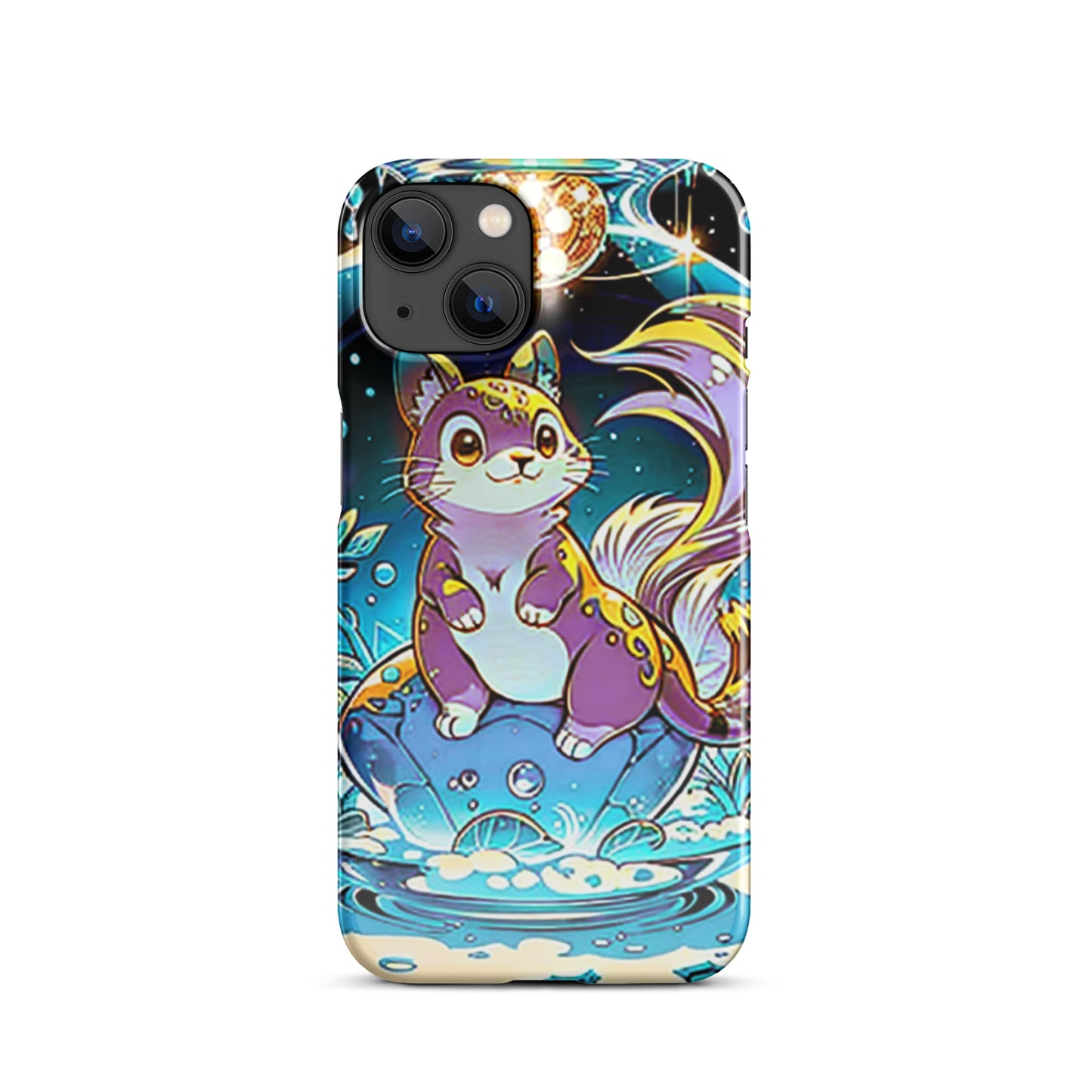 Snap case for iPhone® - Magic Disco Cat - Anime Illustration