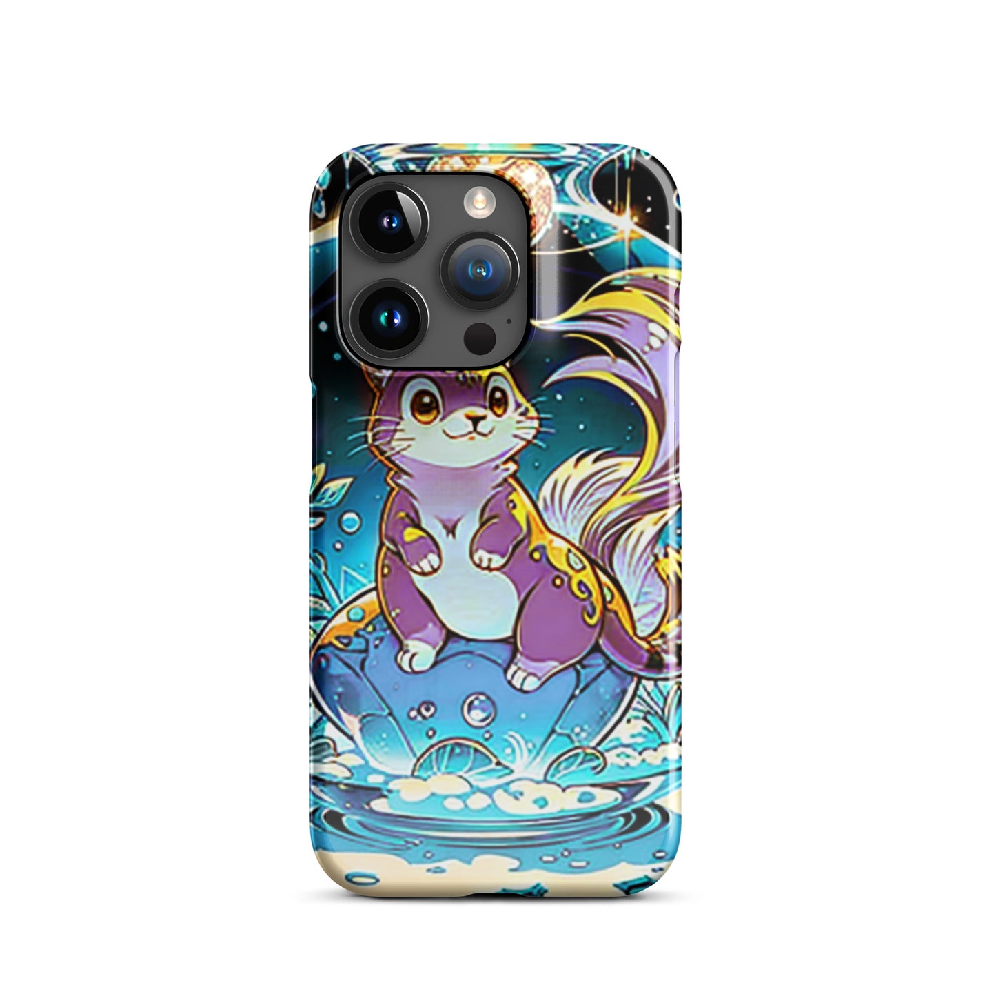 Snap case for iPhone® - Magic Disco Cat - Anime Illustration