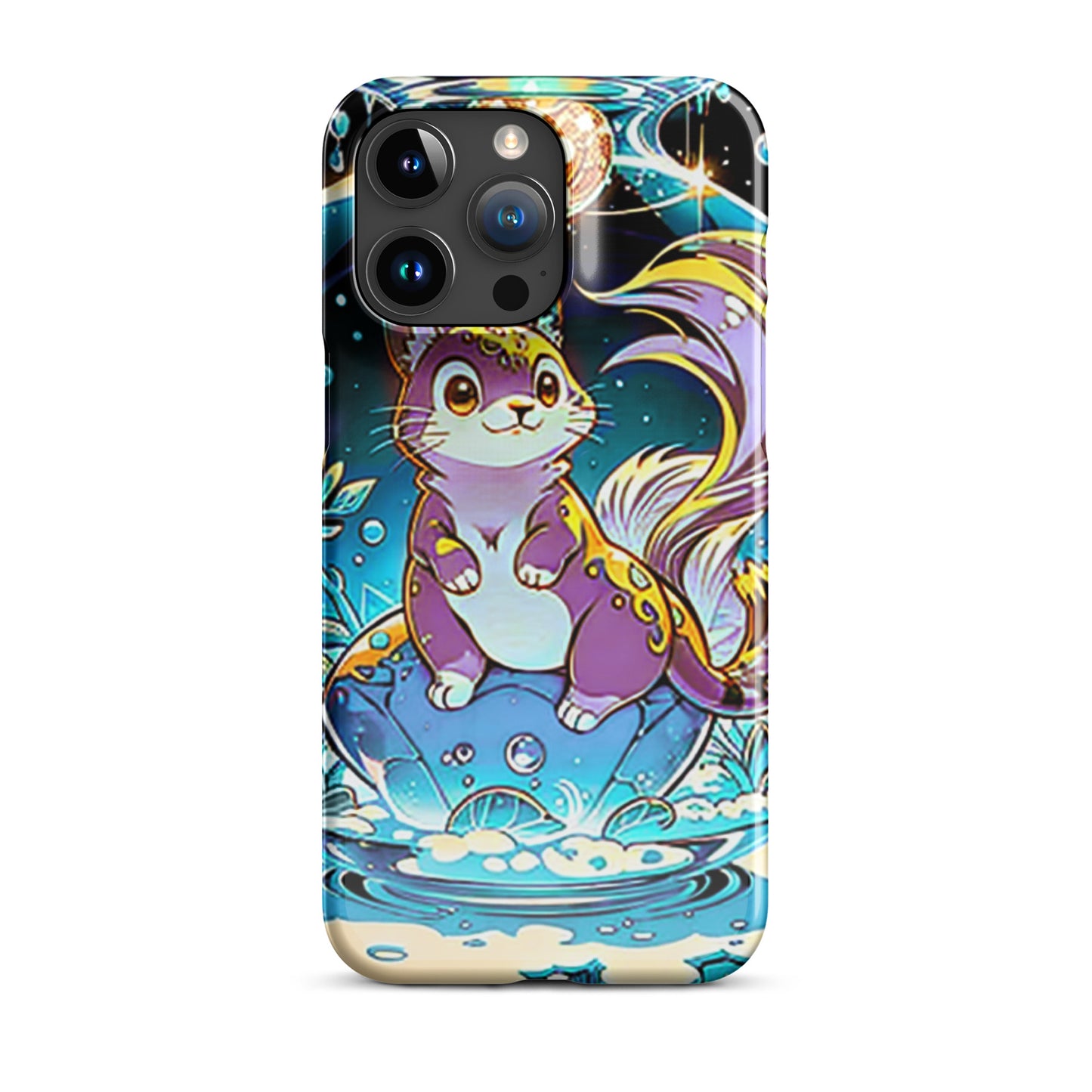 Snap case for iPhone® - Magic Disco Cat - Anime Illustration