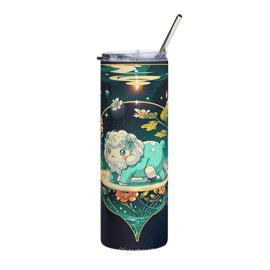 Stainless steel tumbler - Magic Sheep - Anime Illustration