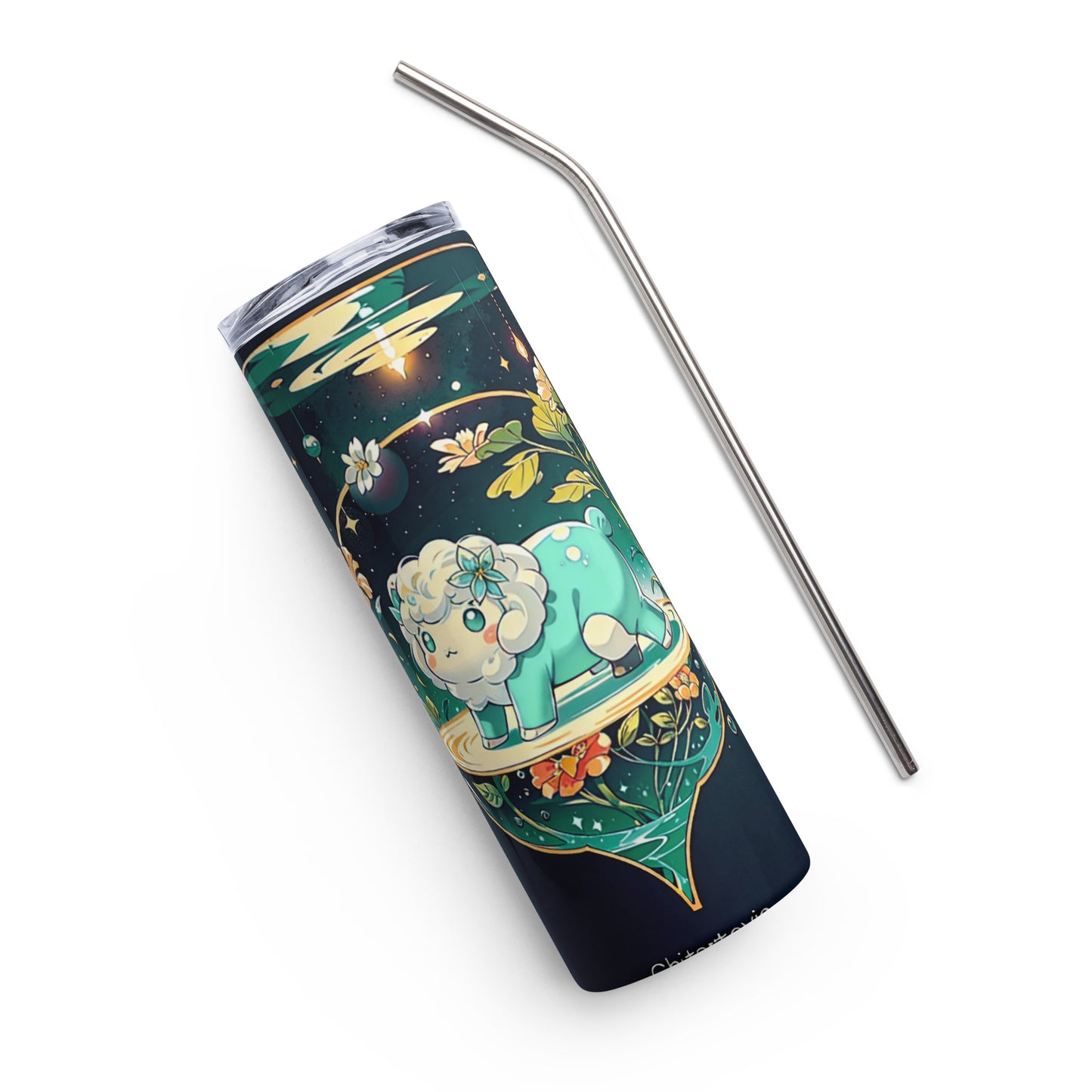 Stainless steel tumbler - Magic Sheep - Anime Illustration