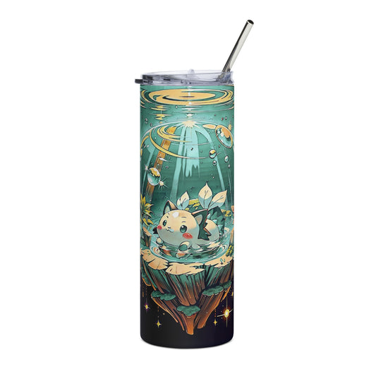 Stainless steel tumbler - Magic Hedgehog - Anime Illustration