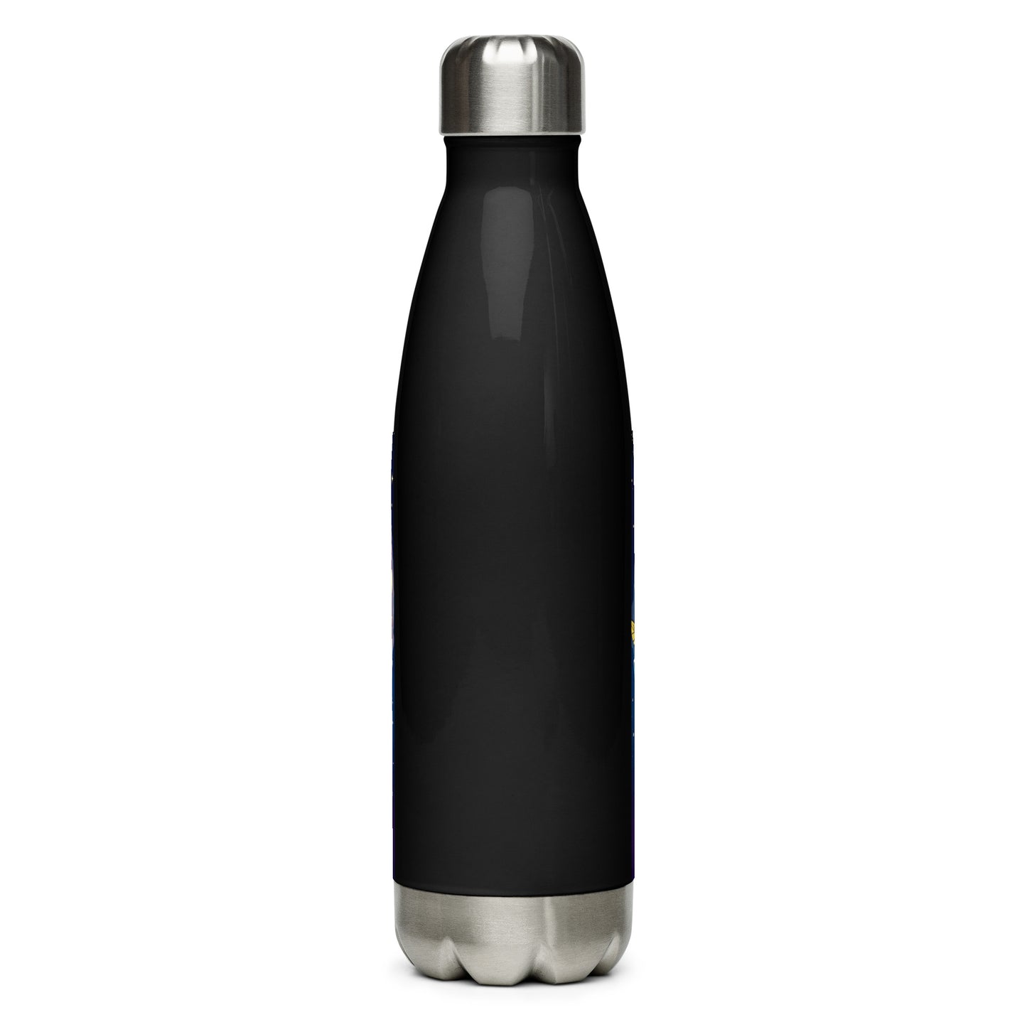 Stainless steel water bottle -  Magic Bear - Anime Illustration