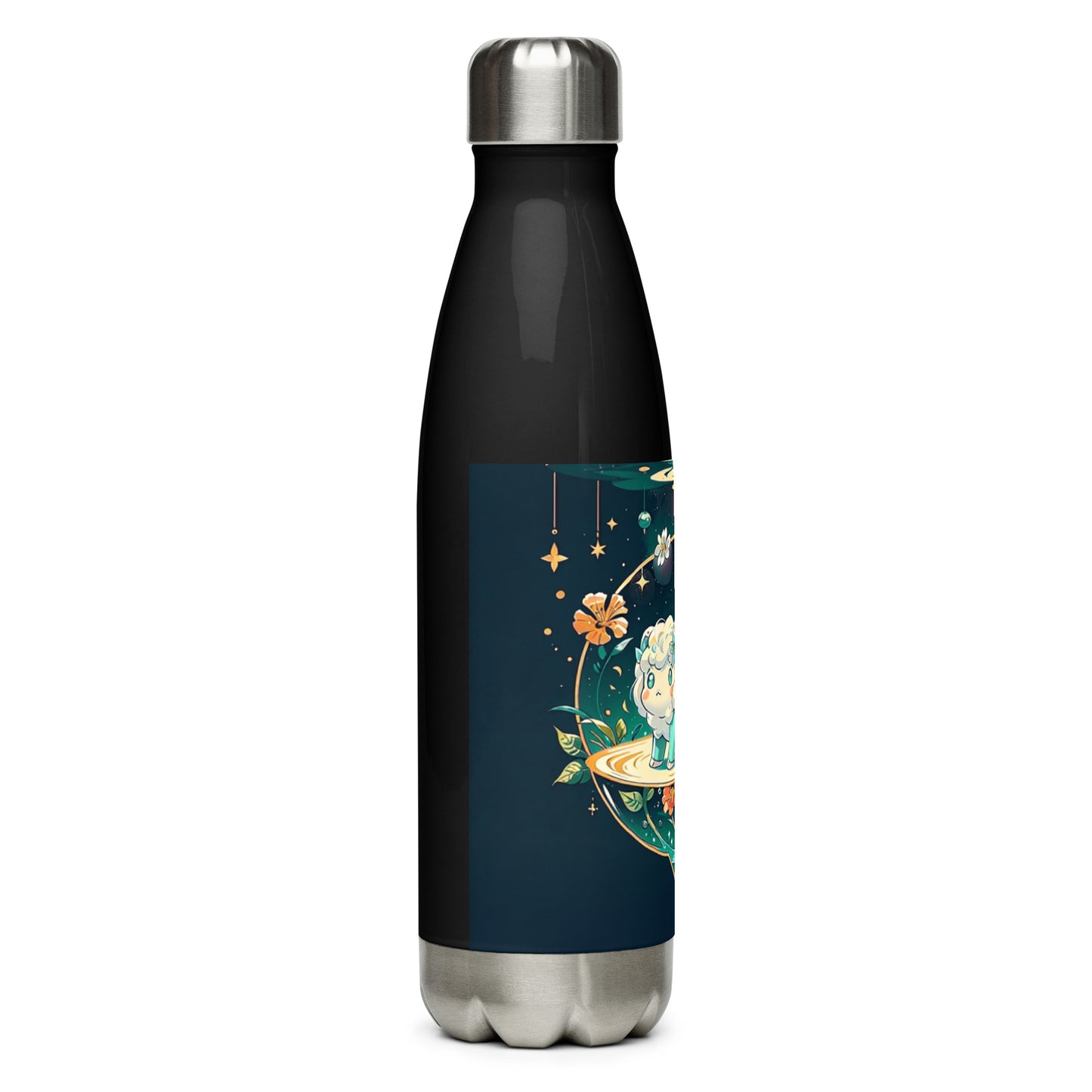 Stainless steel water bottle - Magic Sheep - Anime Illustration