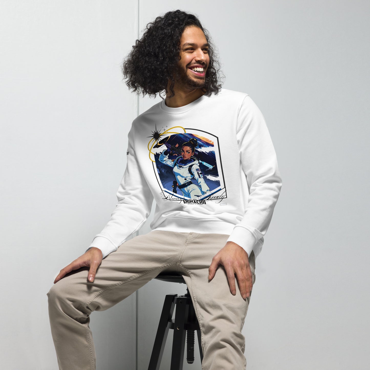 Always Ready - Unisex organic sweatshirt