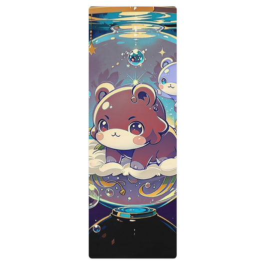 Yoga mat -  Magic Bear - Anime Illustration